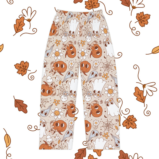 Fall Pumpkin & Ghost Pajama Pants